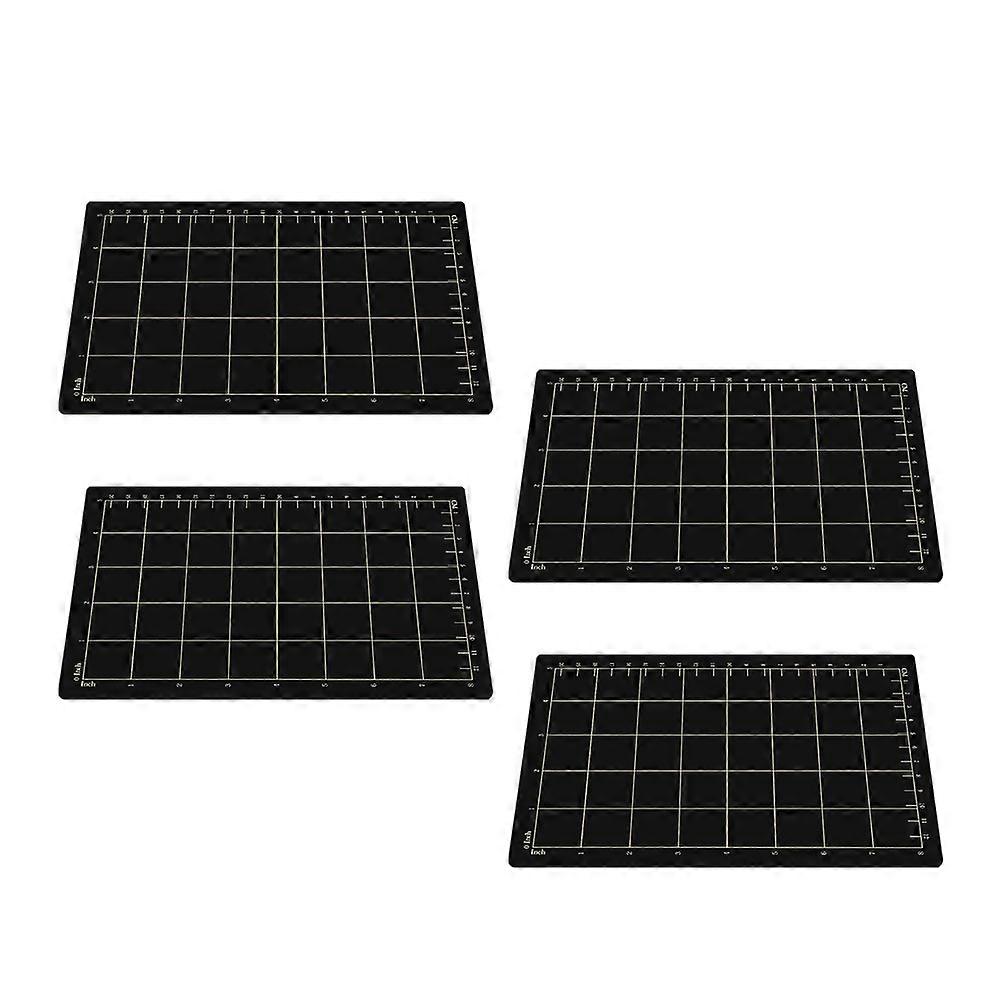 Grid Base For Stability Magnetic Cutting Pad Artists Sewers Rectangular Shape 4Pcs