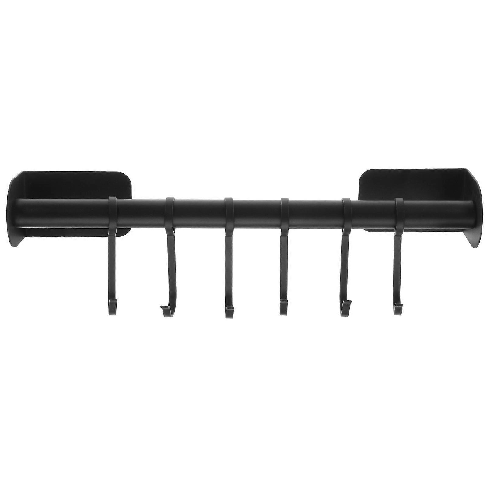 Adjustable Wall Storage Hook Rack for Kitchen, Bathroom, or Living Room – Space Saving, Easy Install, No Drilling Required