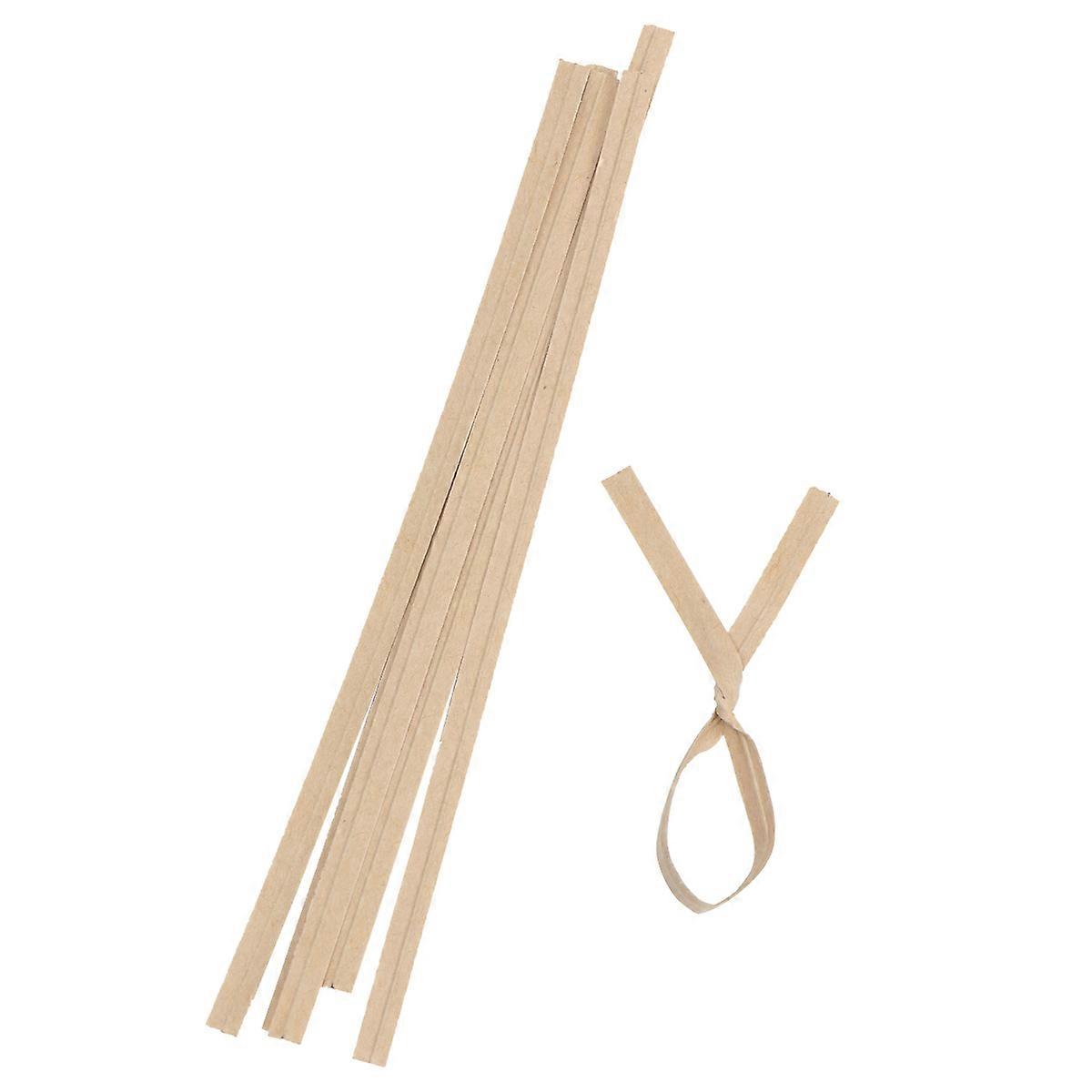1000pcs Paper Ties Food Packing Sealing Ties For Candy Cookies And Party Favors Flexible And Easy To Use
