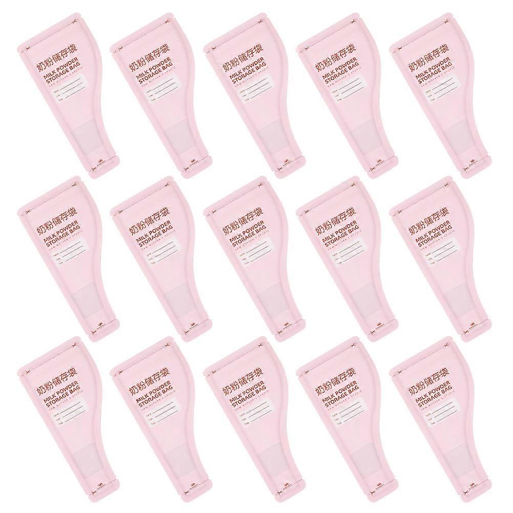 Pink Disposable Breast Milk Storage Bags for Infant Products with Organizer Function 30Pcs