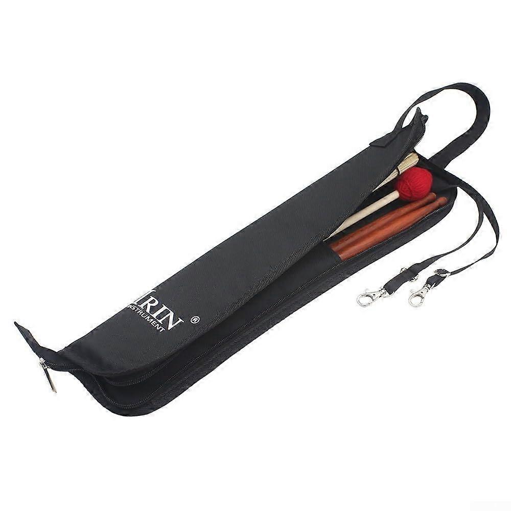 The waterproof design of the practical drumstick bag ensures secure storage for all your drumming essentials (pink).