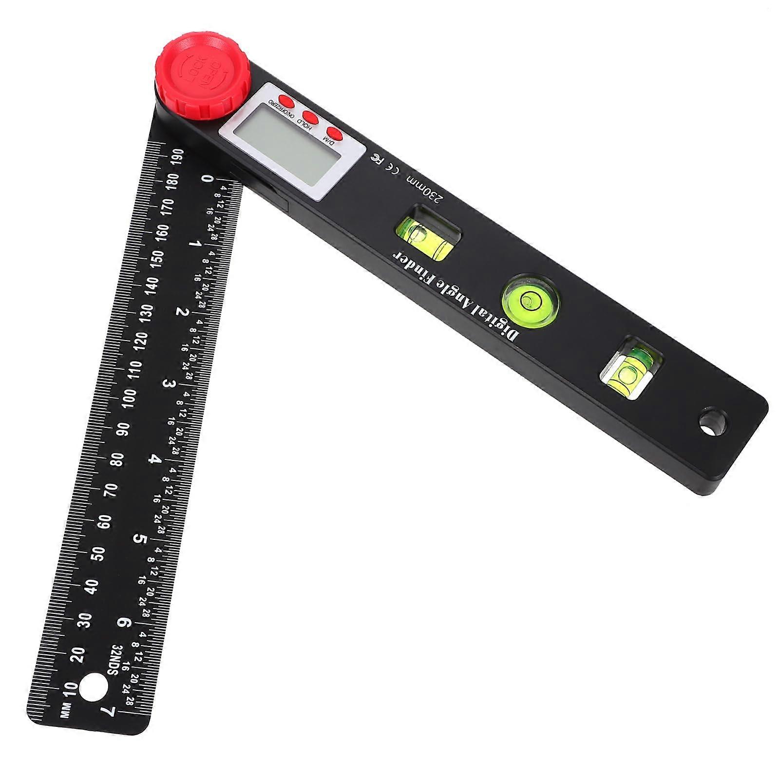Digital Angle Gauge with LCD Display, Accurate Measurement Tool for Carpentry, Battery-Free, Locking Function for Construction and Vehicle Maintenance