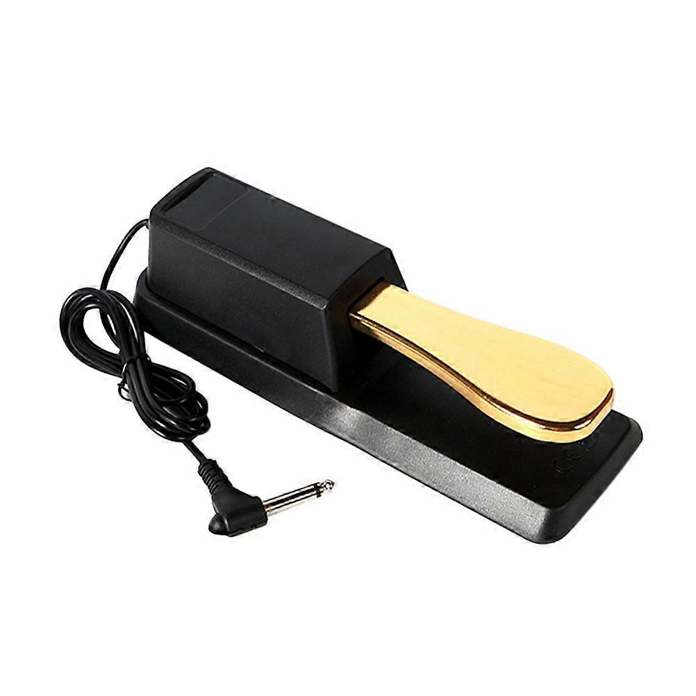 Keyboard Sustain Pedal Classic-Style Damper Pedal For Electronic Keyboards Designed For Music Practice Performance 23X6X7.5Cm Size 1Pack