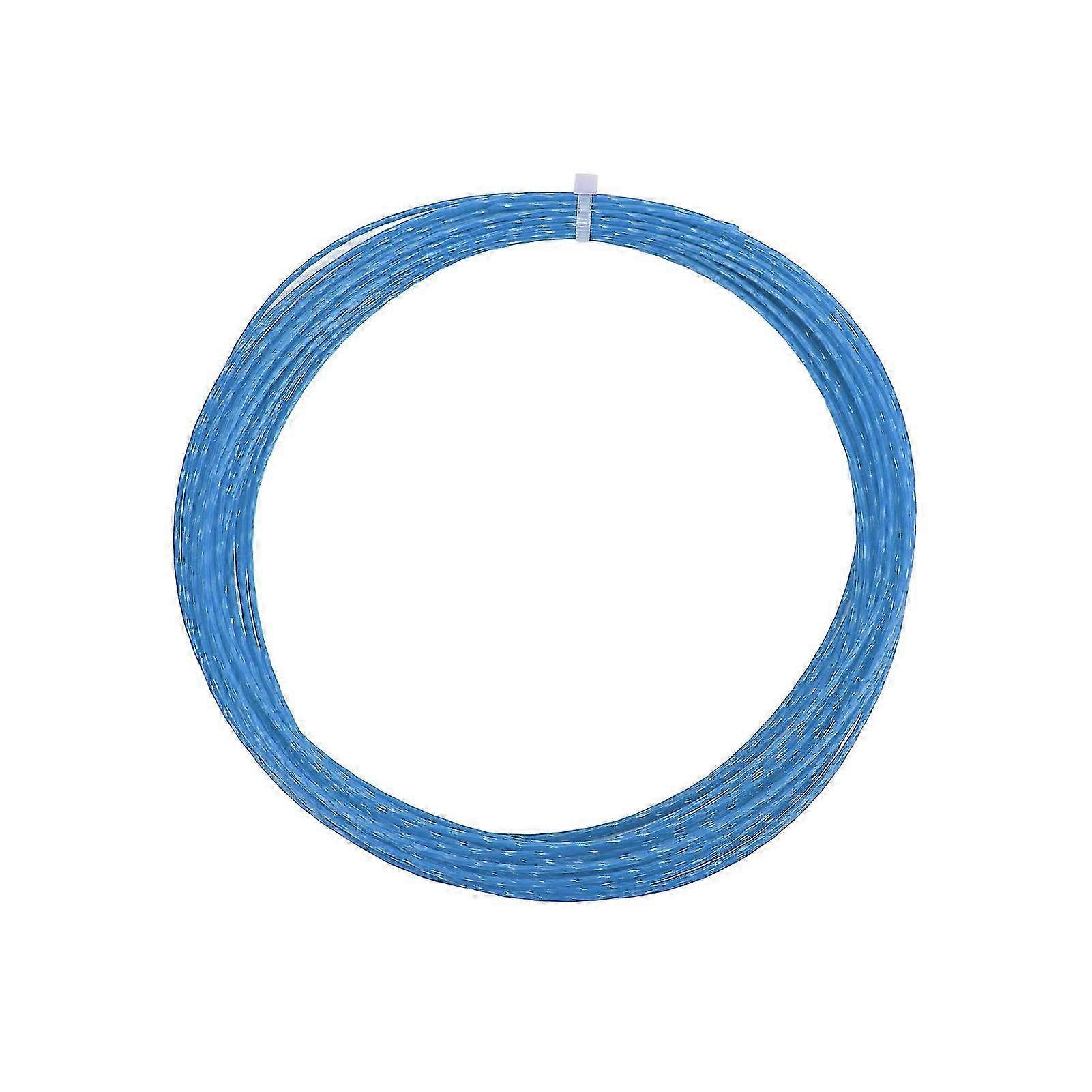 Round Polyester Tennis Racket String for Training & Competition - 12m (39ft) Racquet String for Durable Performance