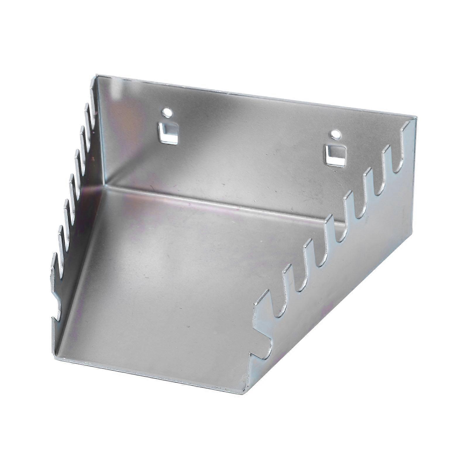 Pegboard Tool Rack Tool Display Shelf Organizer For Workshops And Garages In Silver Color With Precision Production 1Set