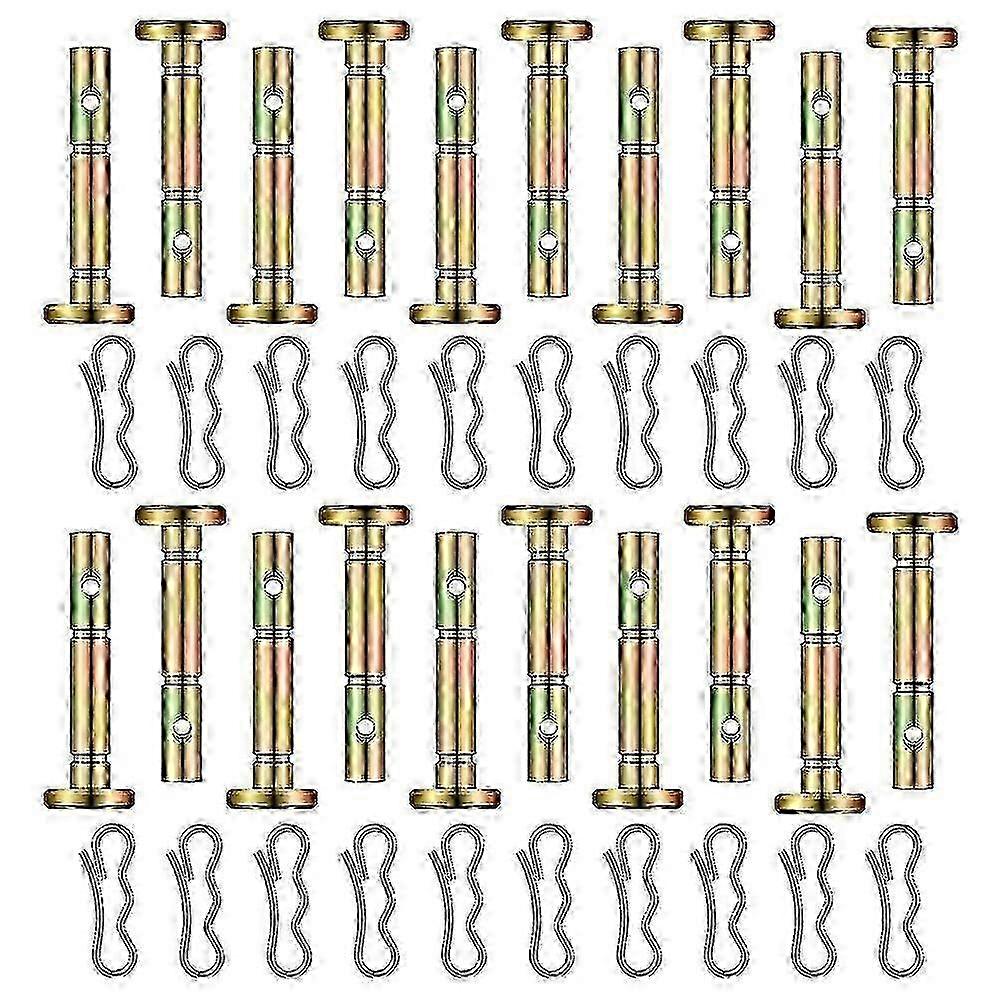 40 Pieces Shear Pins And Cotter Pins 738-04124 And 714-04040 Replacement Shear Pin And Bow Tie Lock-Good Edition 0729