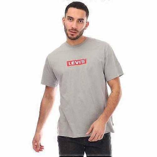 Levis Mens Box Logo Relaxed Fit T-Shirt