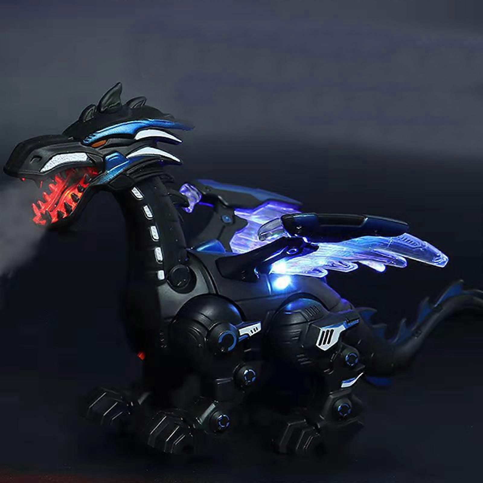 Mechanical Simulation Dinosaur Toy Multi Functional Sound and Light Walking Spray Dinosaur Toys