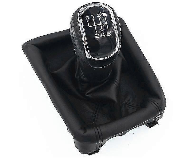 High Quality 5 Speed Car Gear Shift Knobs With Giator Leather Boot For Skoda Octavia Ii 09-12 Yeti 09-12 Gear Knob - Gear Shift Knob
