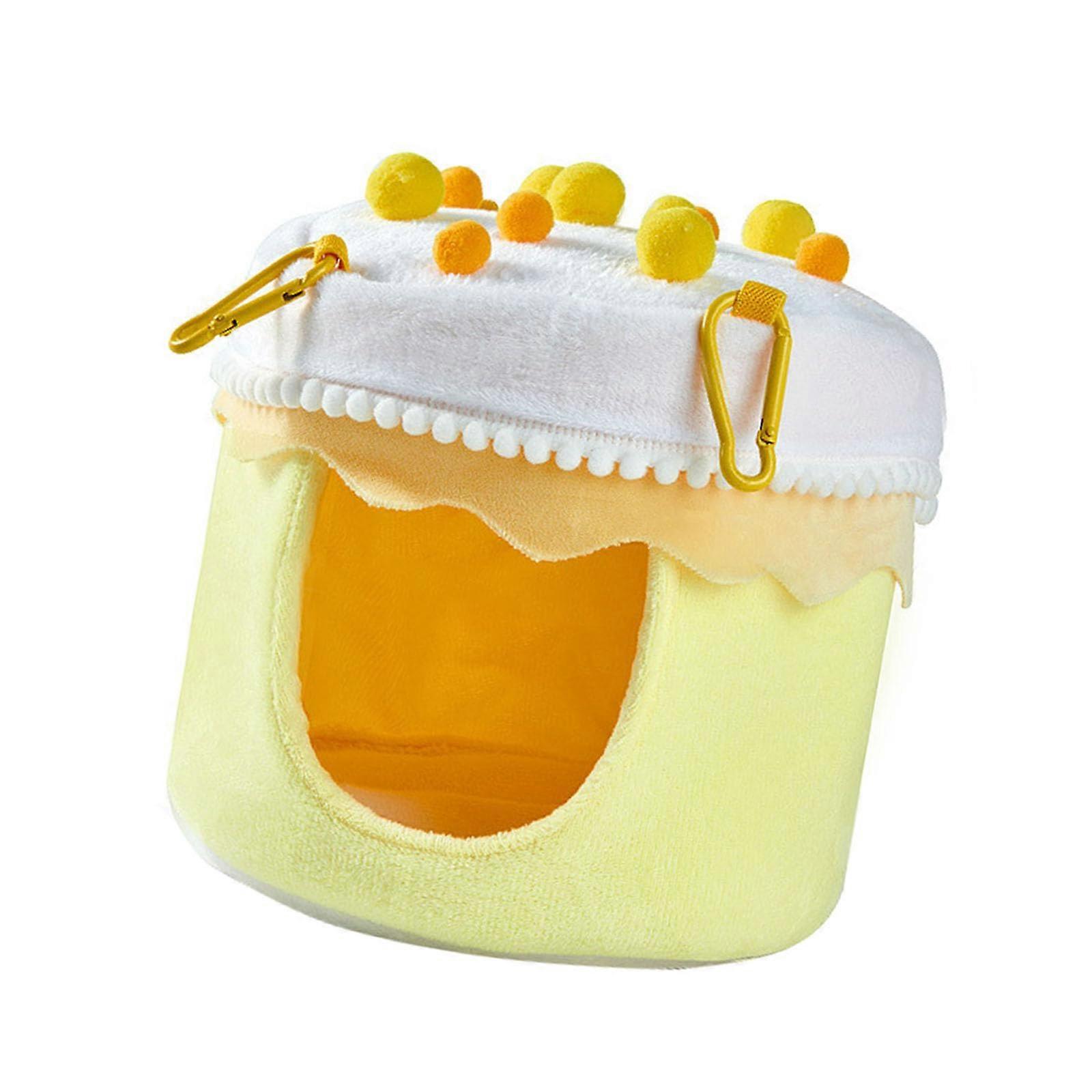 Warm plush bird nest for parrots, autumn winter bird cage nest, breeding nest for bird cages, small animal hammock bed