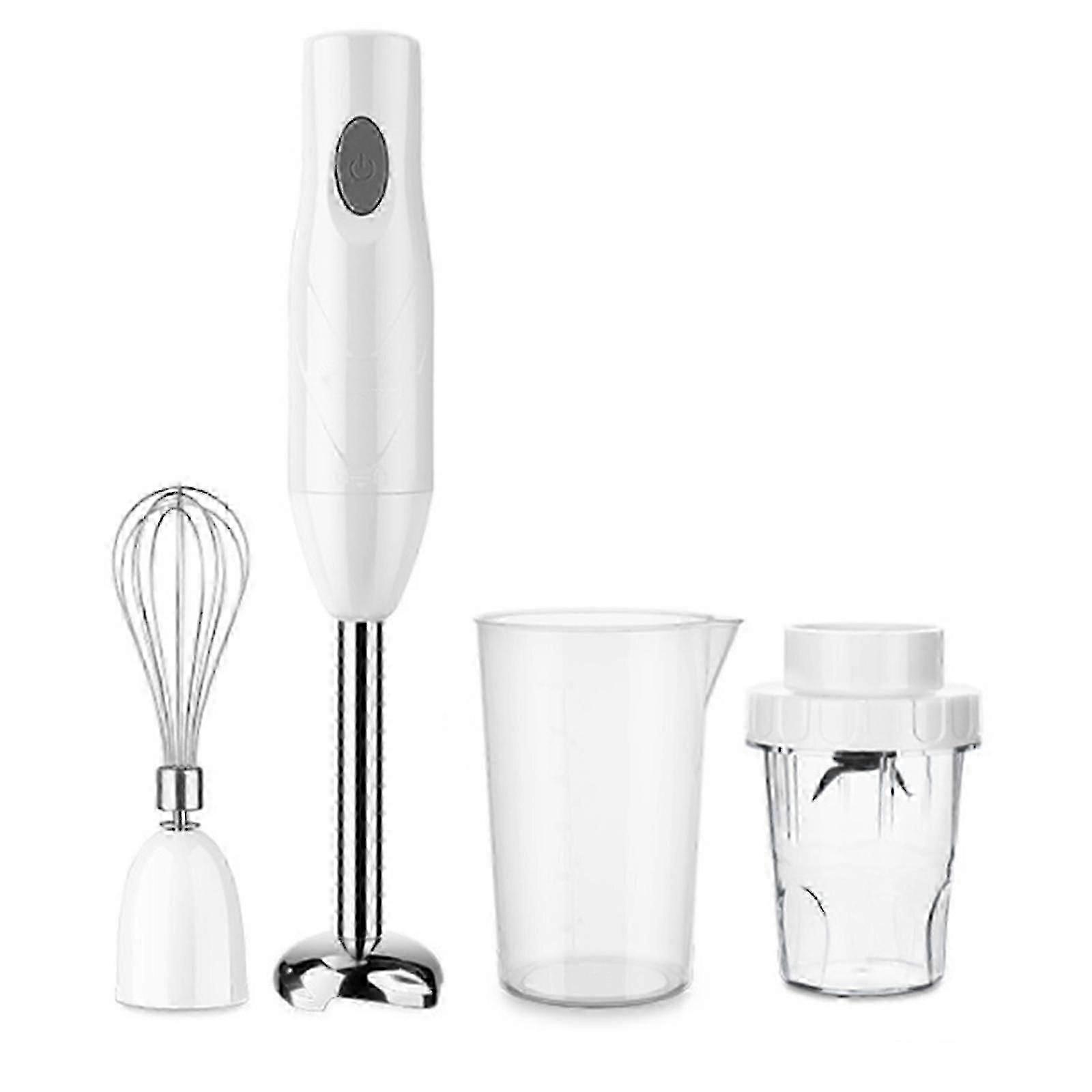 Powerful 150w Immersion Hand Blender with Stainless Steel Stick - 4 In 1 Mixer Suitable for Various Culinary Needs