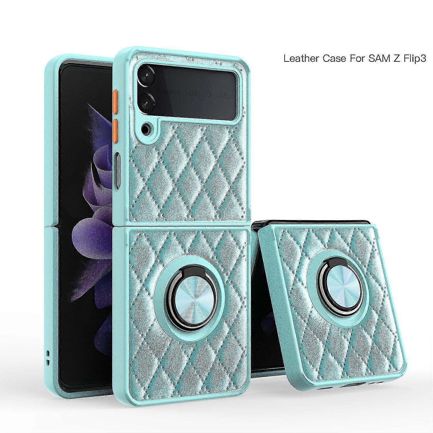 Magnetic Finger With Ring Holder Stand Cover Case for