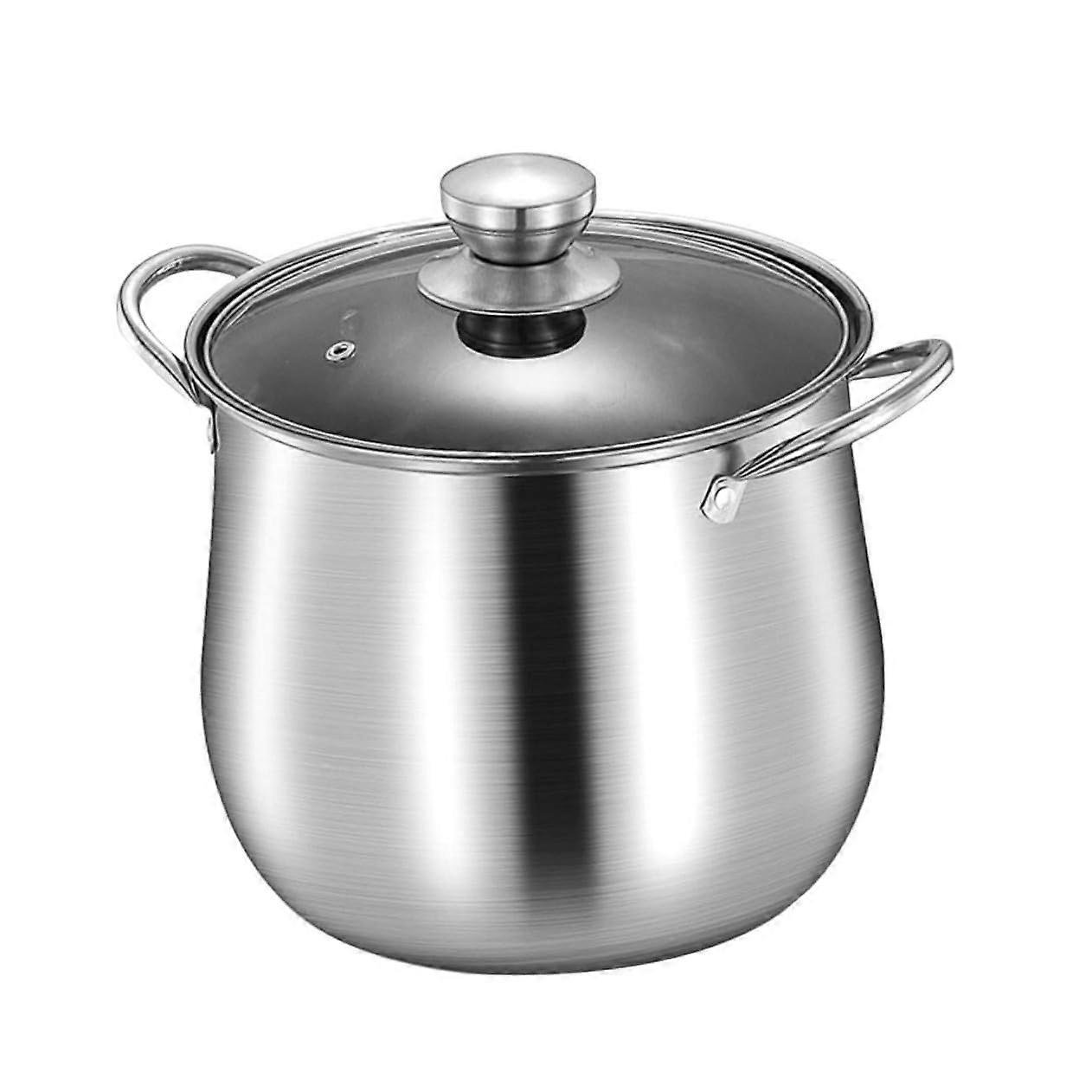 Soup pot from multifunctional cooking pot with flat bottom for kitchen and dining binaural soup pot easy to clean