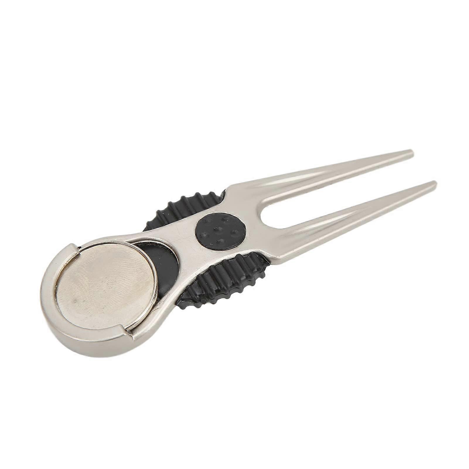 Divot tool, zinc alloy divot tool, multifunctional removable marker for repairing divots. Ref: 2902