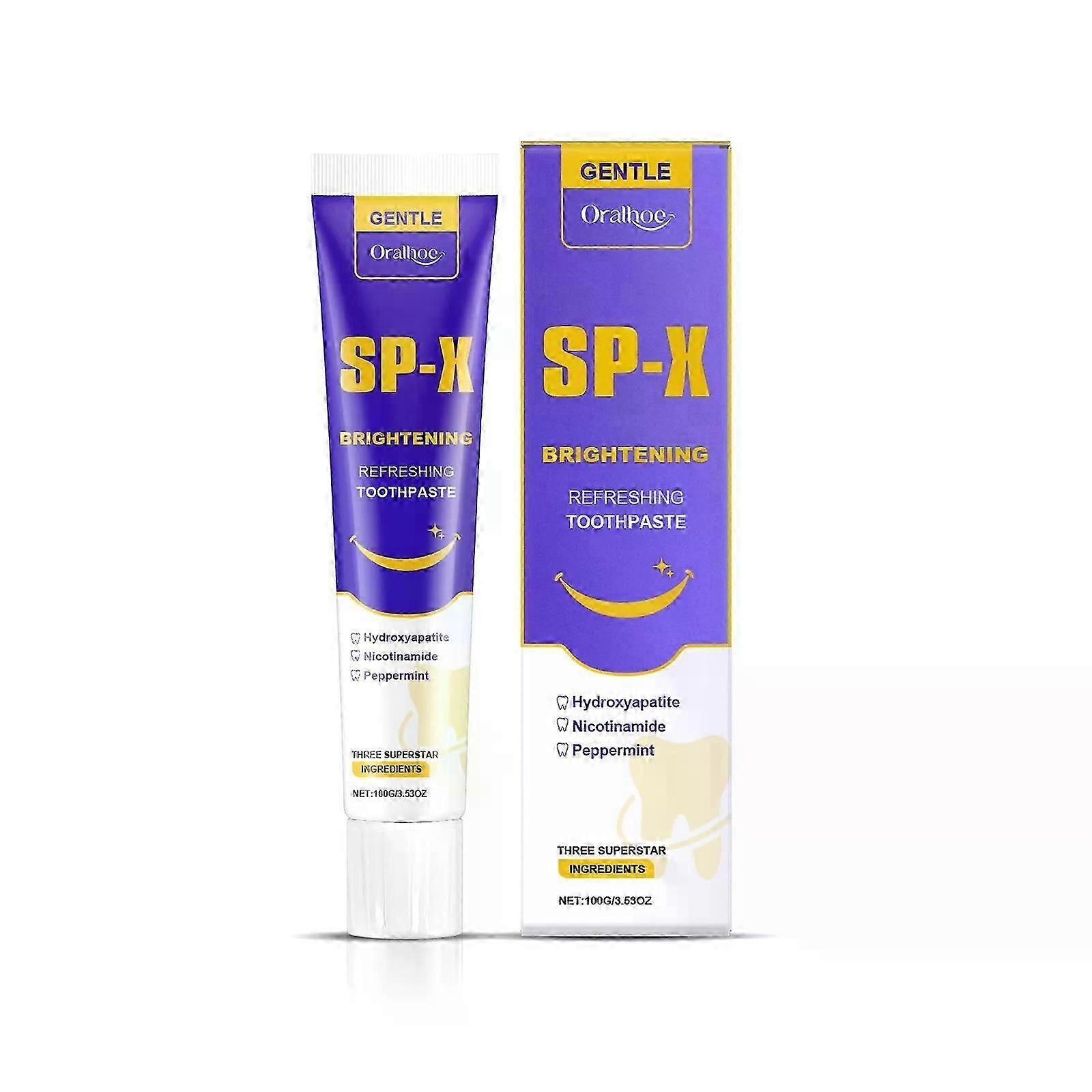 Sp-X Probiotic Toothpaste - Enhanced Formula, Fluoride-Free, Mint Flavor,For Teeth And Gum HealthHydroxyapatide Nicitinamide peppermint Toothpaste