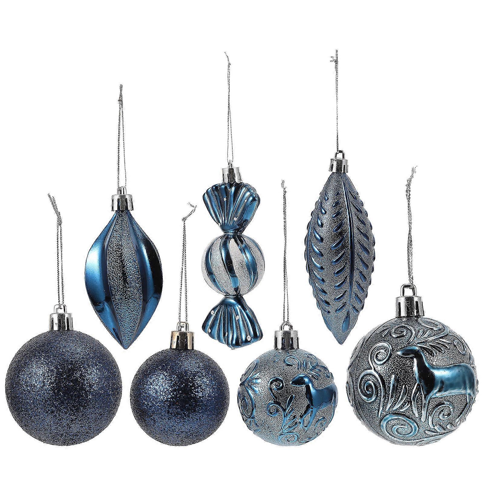 Pendentif rond pour arbre de Noël utilisation décorative dans la fête de Noël 1 ensemble