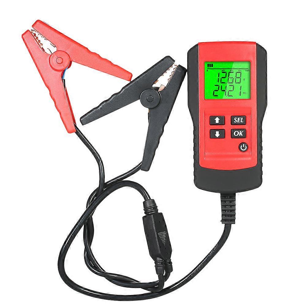 Hemoton 12V Car Truck Motorcycle Battery Tester Cranking System Analyzer Automotive Auto Test Tool