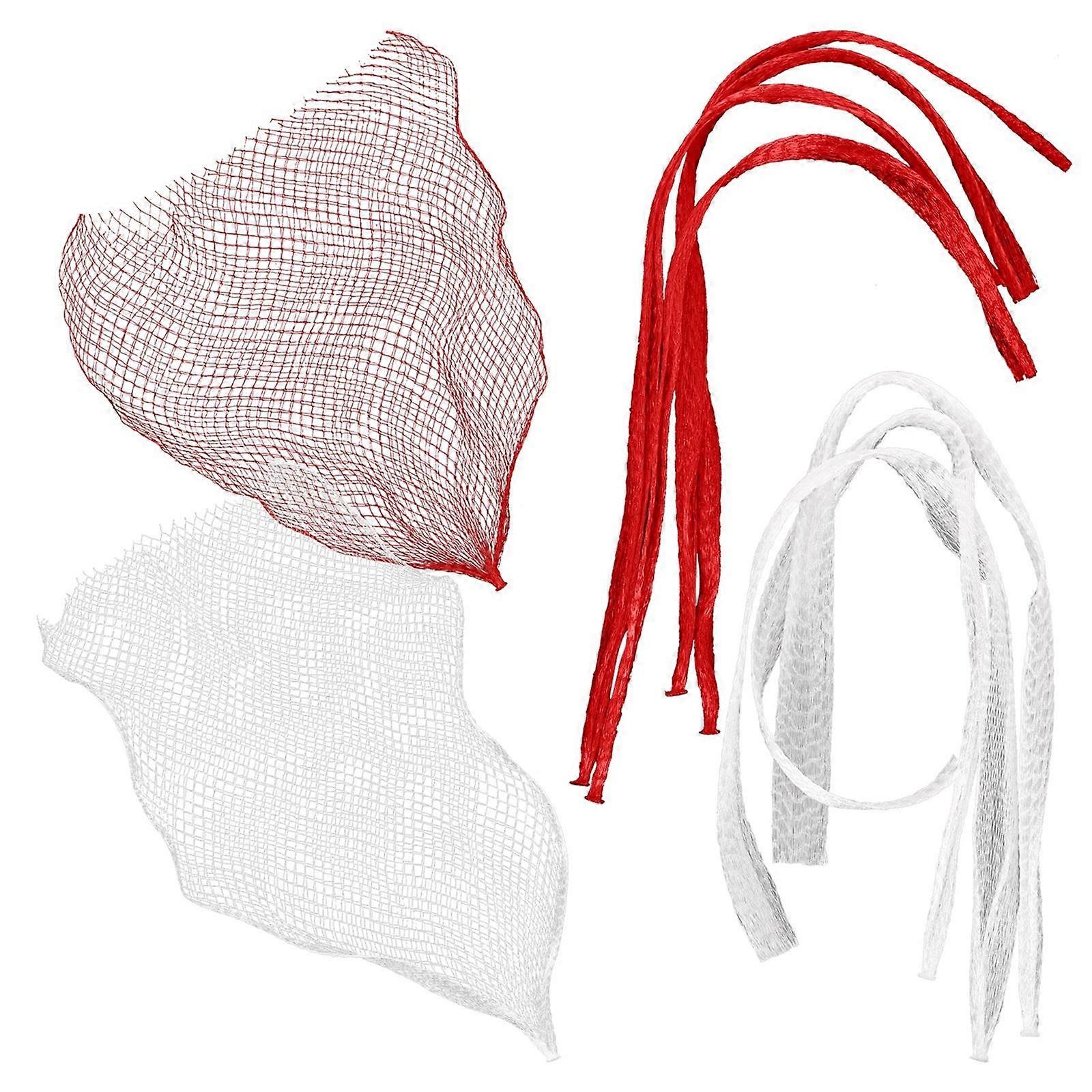 200pcs Nylon Fruit & Vegetable Mesh Bags with Drawstring – Reusable Storage Nets for Groceries, Produce, and Shopping