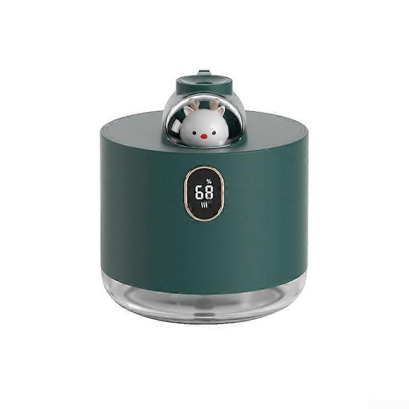 USBpowered humidifier with colorful lighting effects, for offices or travel, 500 ml tank capacity (green) Is green