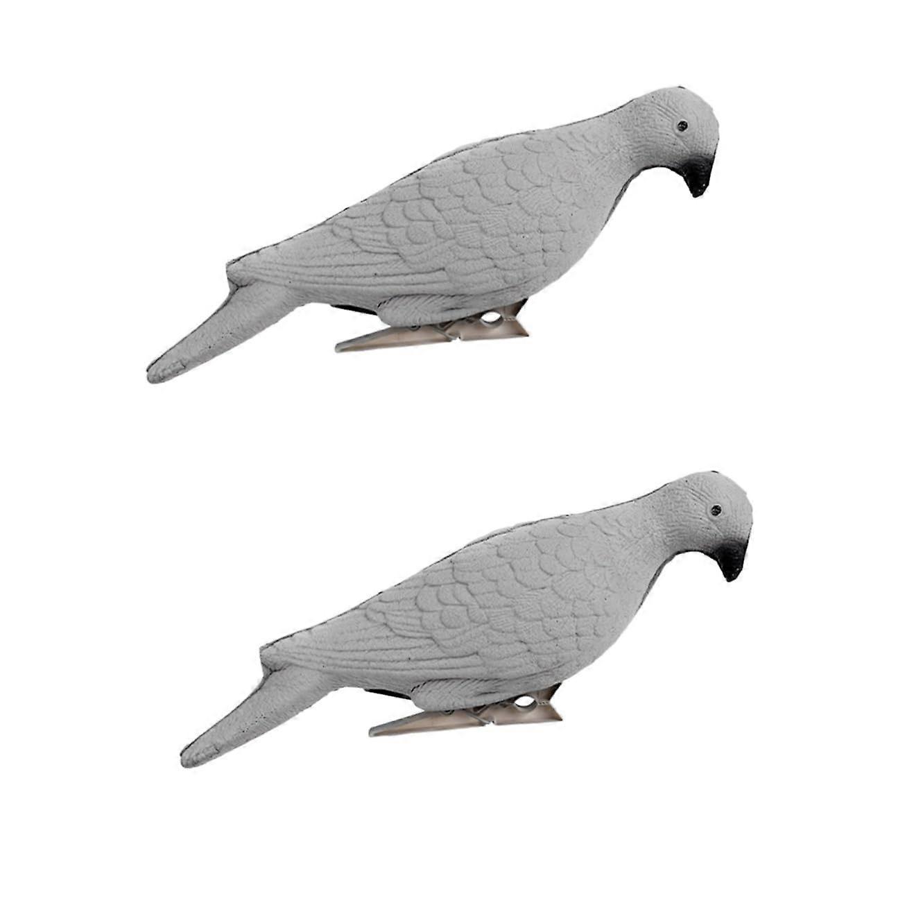 Animal Archery Target Foam Pigeon Archery Practice Statue EVA 28x11x8cmx2pcs