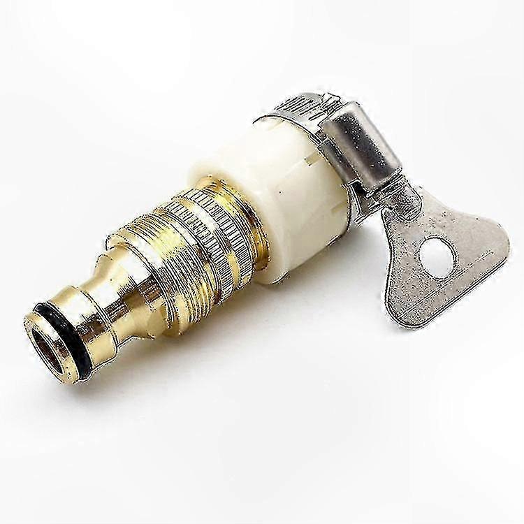 2-in-1 Wasserhahn auf Schlauchadapter, 1/2" & 3/4", universell passend für Bad und Garten, 2er Pack