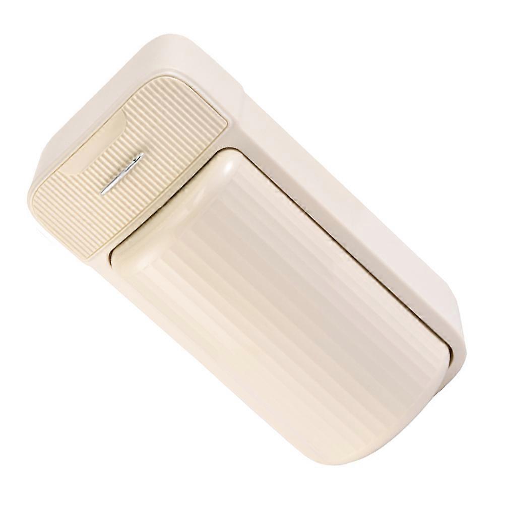 Toothbrush Organizer Wall Mount Bathroom Storage Container for Adults Waterproof Rectangular 1Set