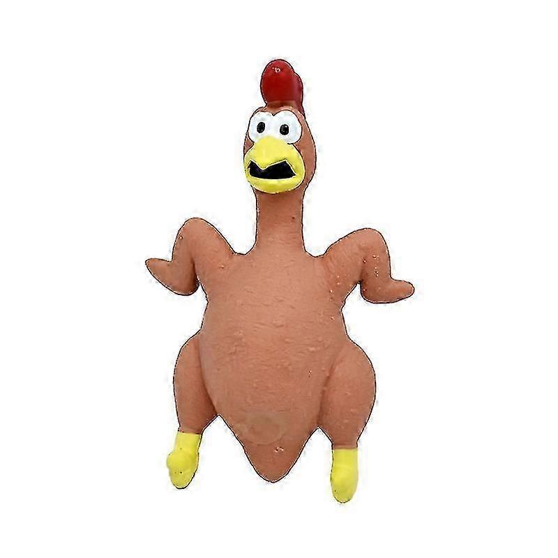 Interactive Turkey Latex Squeaky Chew Toy - Perfect For Medium & Large Dogs!
