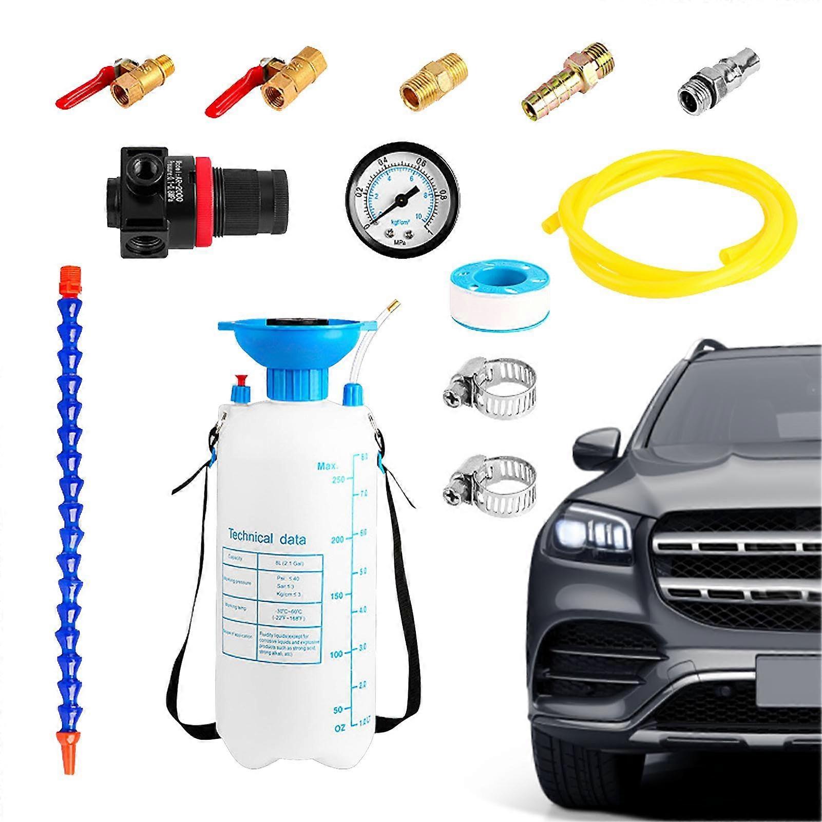 Transmission Oil Pump Extractor and Dispenser Set, Automatic Transmission Tool Kit, 8L/5L Manual ATF Refill Dispenser