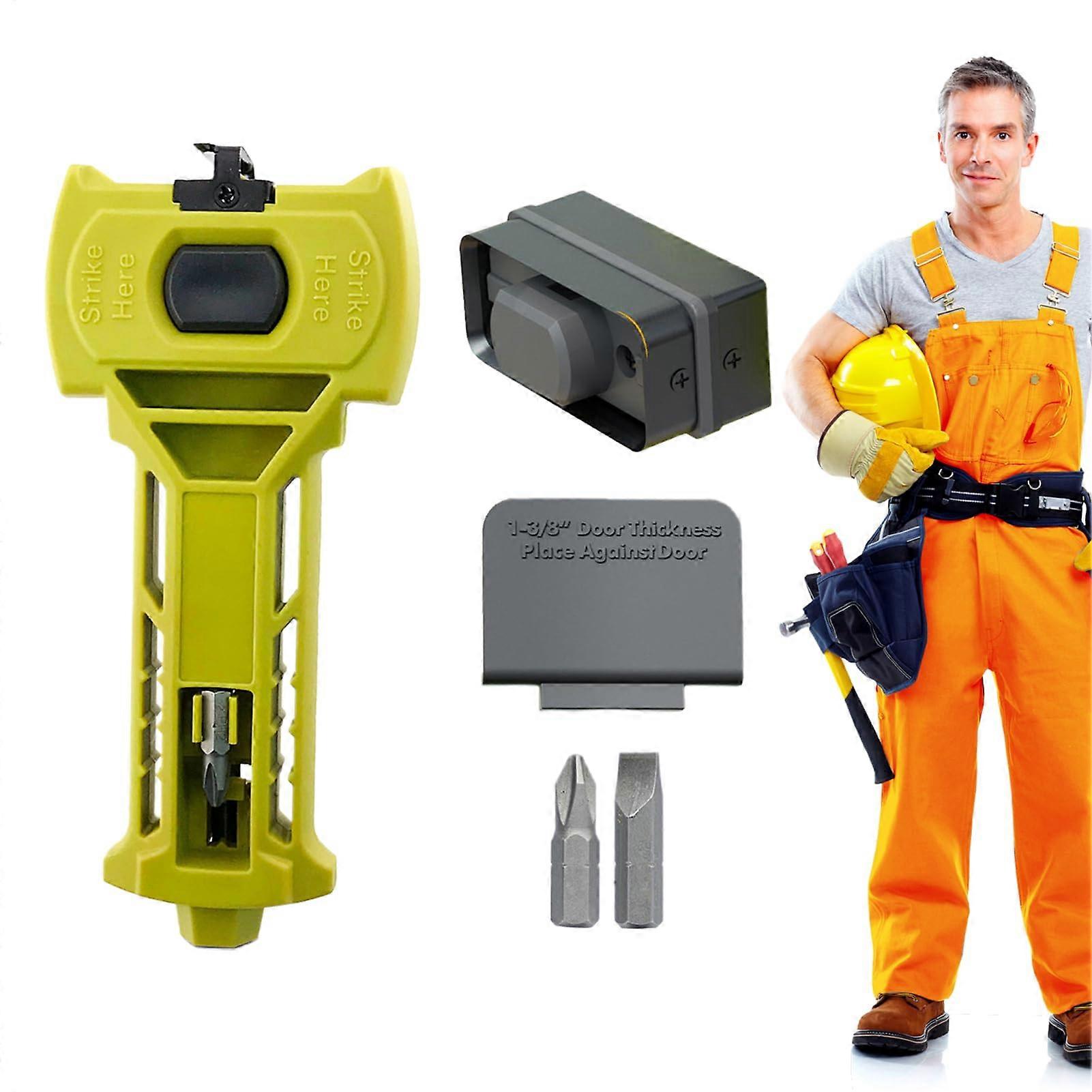 Mortise Latch Tool | Türpestillo Installation Kit | Precision Multifunctional Installation Devices for Secure Fittings