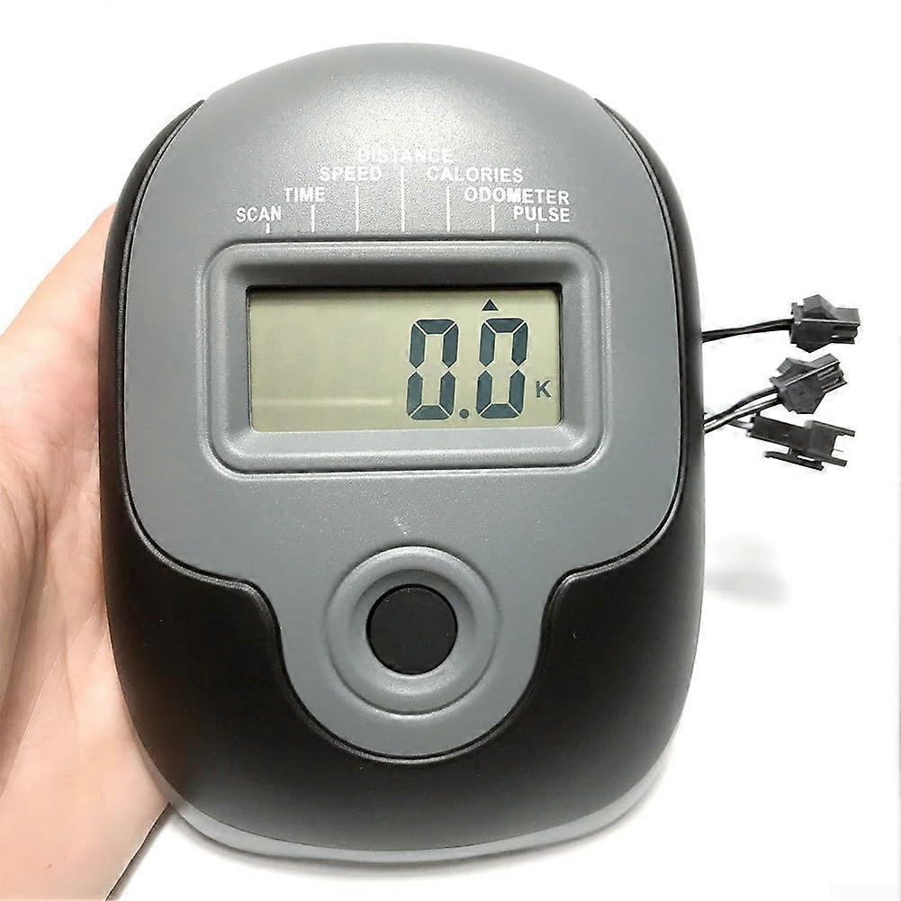 Stationary Bike Speedmeter LED Display Calorie Counter Heart Rate Monitor For Indoor Exercise Bike Electronic Meter