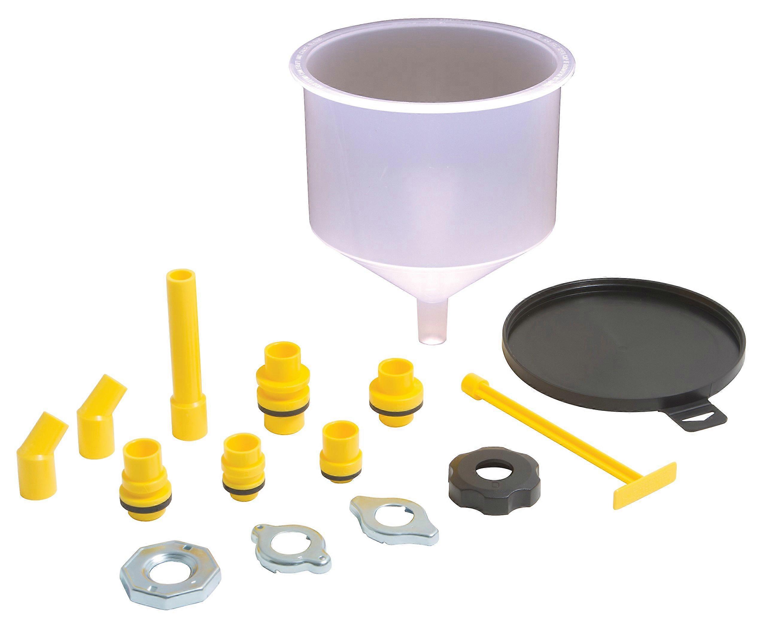 24680 Spill-Free Funnel 8-Inch Size, Compatible with Most Containers, Same Color for Easy Matching