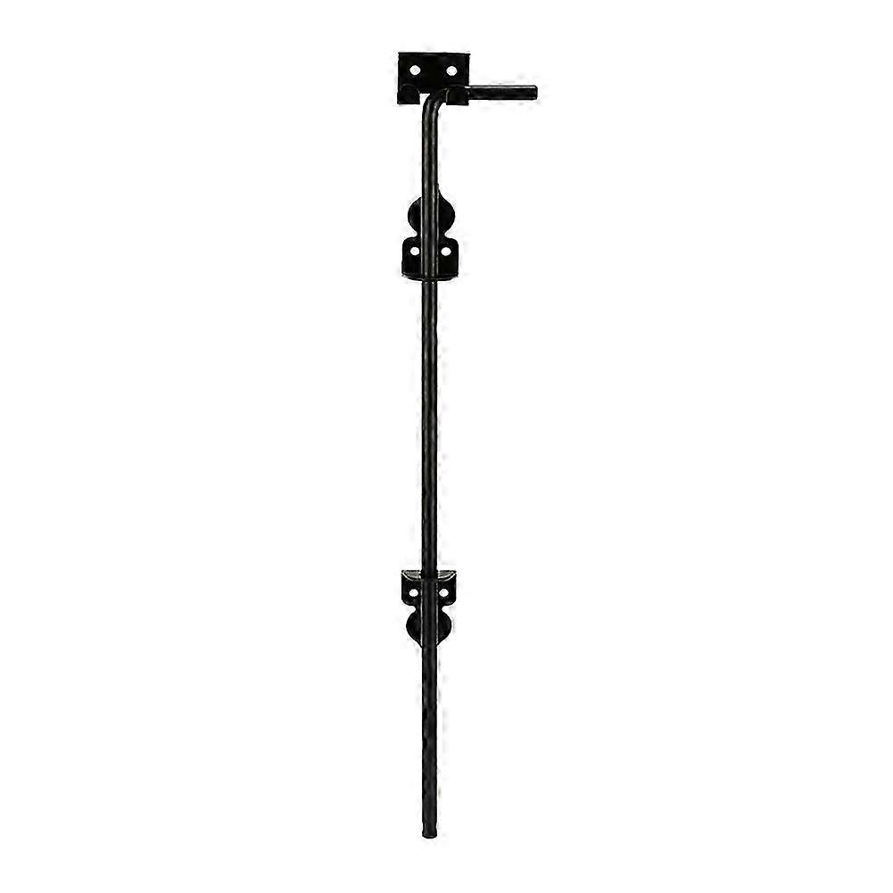 18inch Cane Bolt Heavy Duty Gate Hardware, Drop Rod with Ground Latch & Stopper for Gates