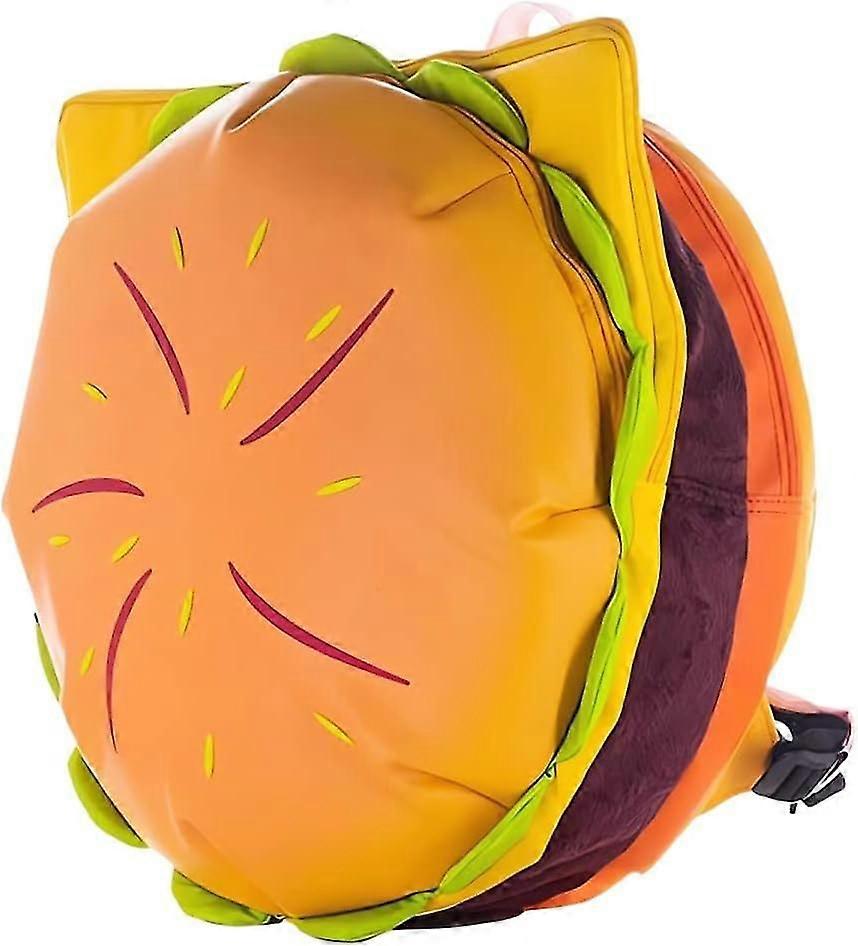 Cheeseburger Backpack Multi Compartment Cosmic Burger, Cheeseburger, Backpacks