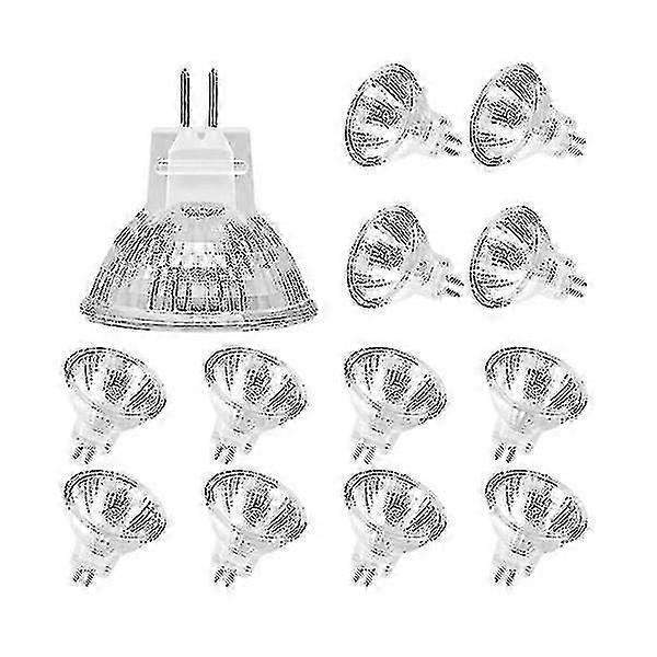 Mr11 Halogen Bulbs Pack of 12, Gu4 Halogen Bulb 12V 20W, Dimmable Bulb Cover for Ceiling Light