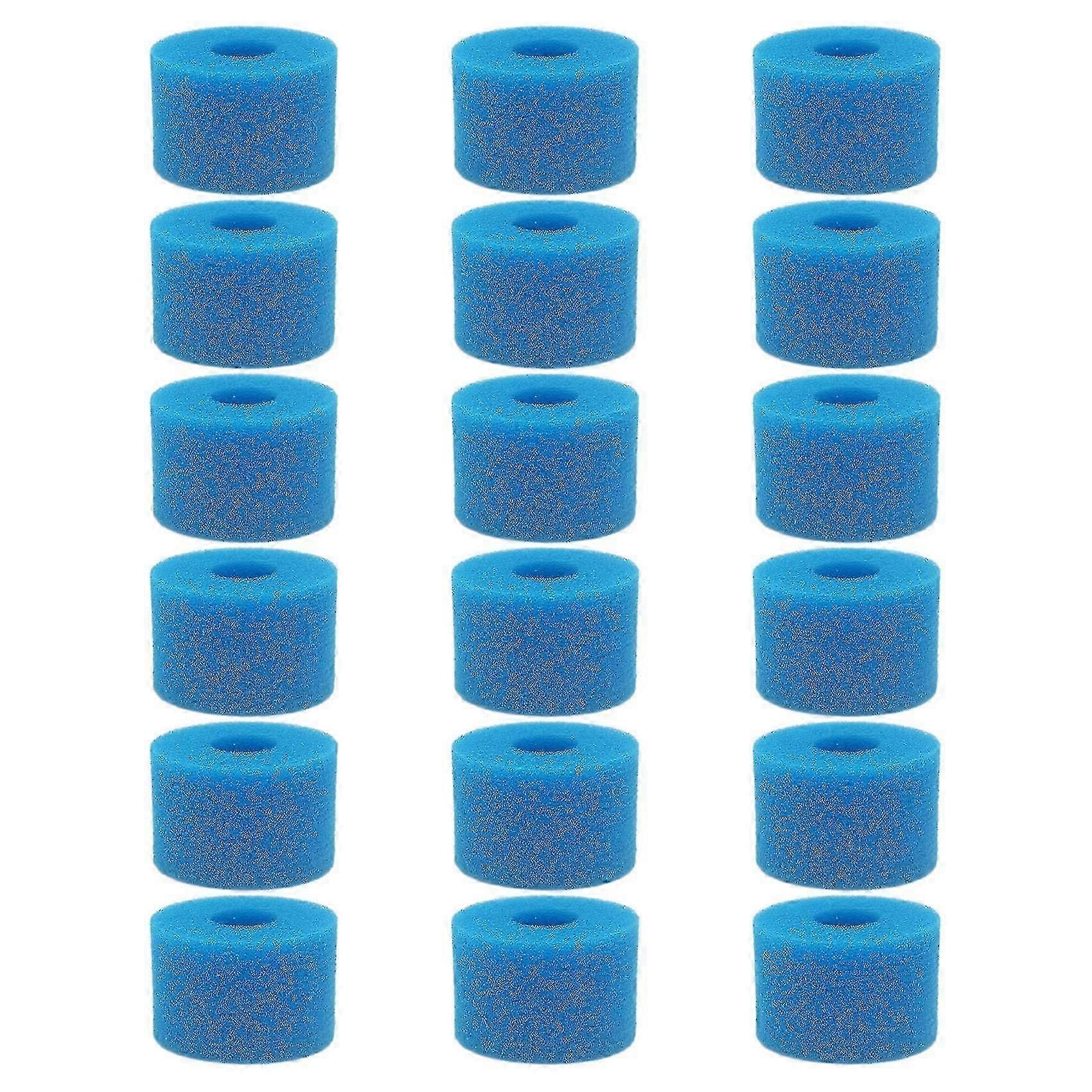 Lot de 18 filtres en mousse lavables et réutilisables pour spa Pure Spa, type S1