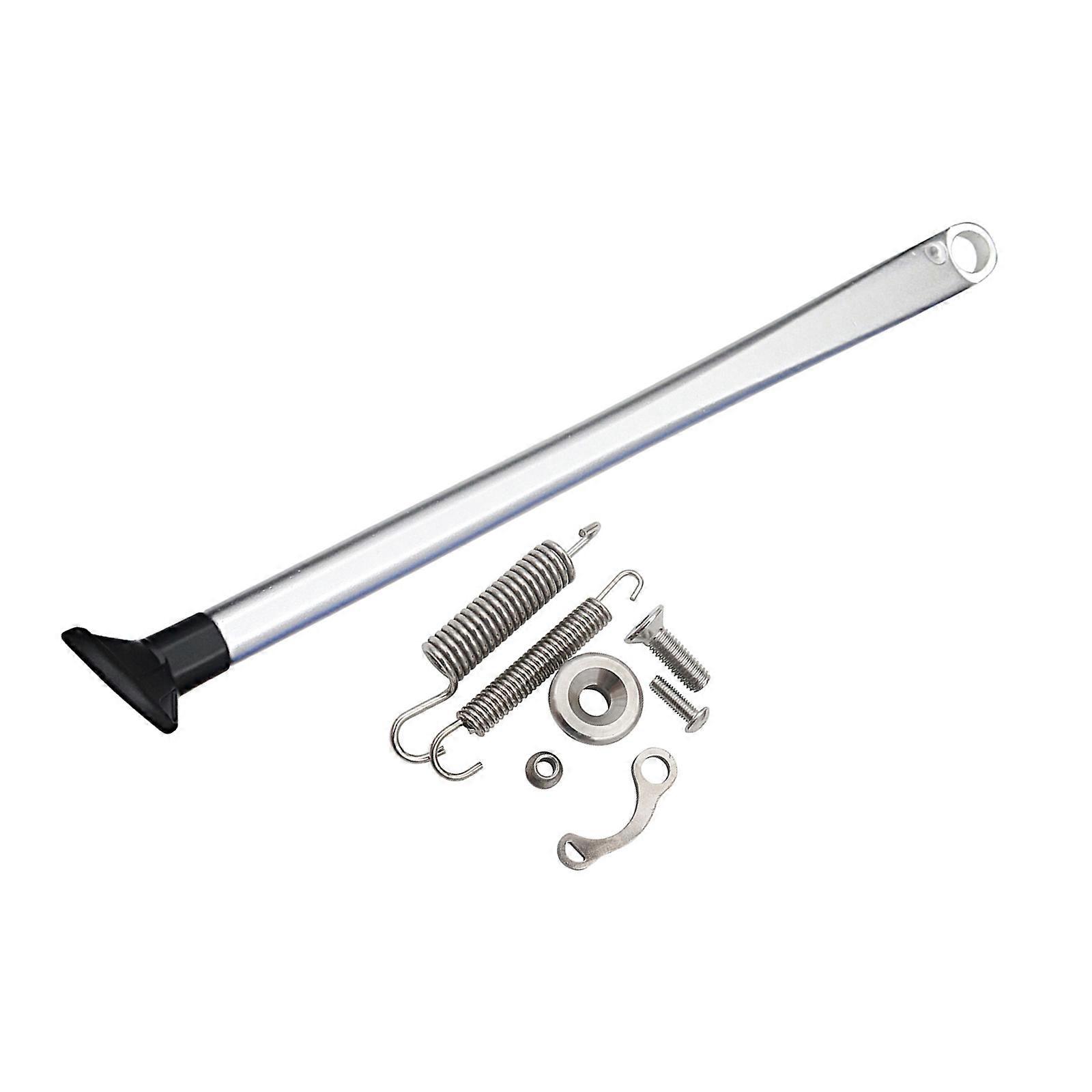 Quick Install Motorcycle Kickstand Anti Tip Design Secure Parking Support Motorcycle Sidestand Rack for 8~16KTM XCW  Silver