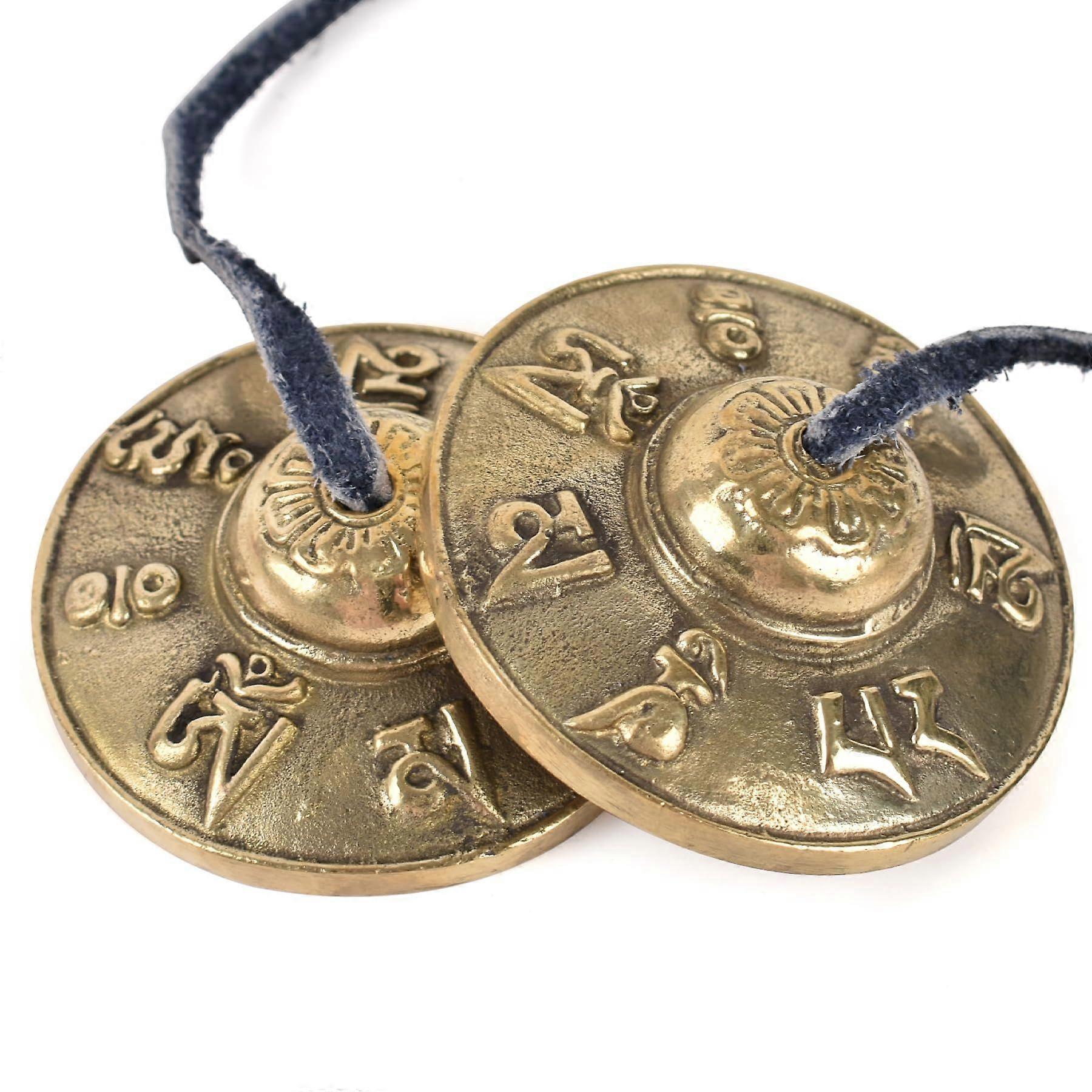 Tuning Bell Pull Cord Meditation Wind Chime 6.5CM/ 2.6 Inch Wind Chime for Stress Relief and Meditation