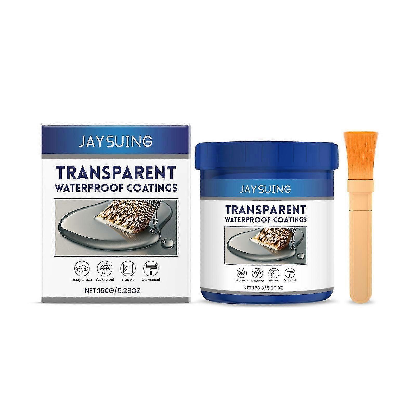 Outdoor Waterproof Coating - Transparent, Weather-Resistant, Crack-Resistant, Easy Application