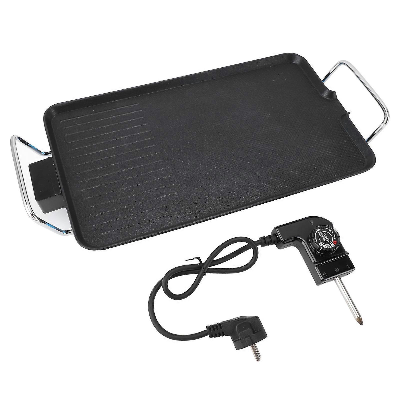 Griddle 1200W Anti Stick Dishwasher Safe with Cool Touch Handles Electric Pancake Grill for Egg Toast Bacon Hamburger