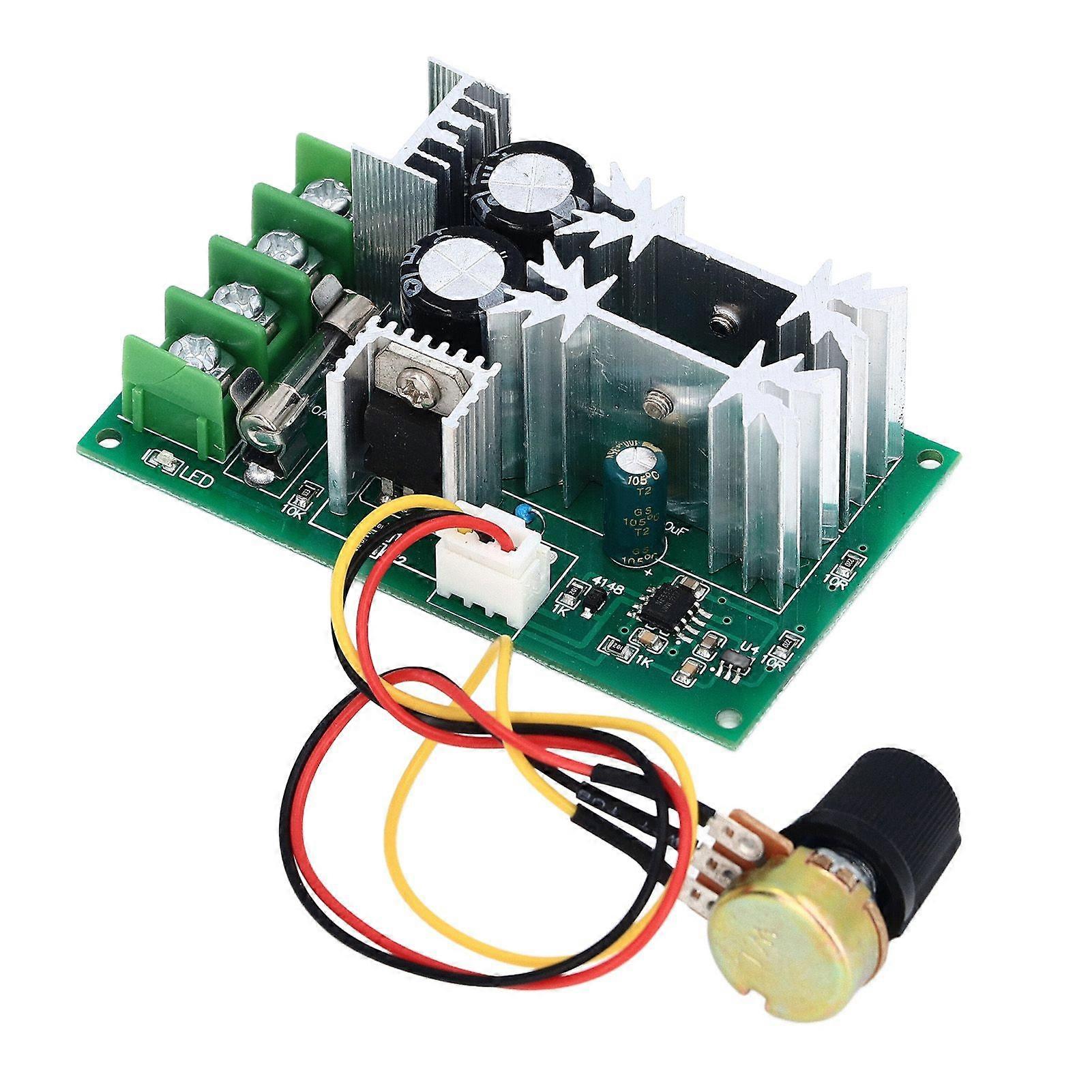 PWM DC Motor Governor Speed Controller Pulse Width Modulator Regulator Brush Driver Control Module Switch 10V60V