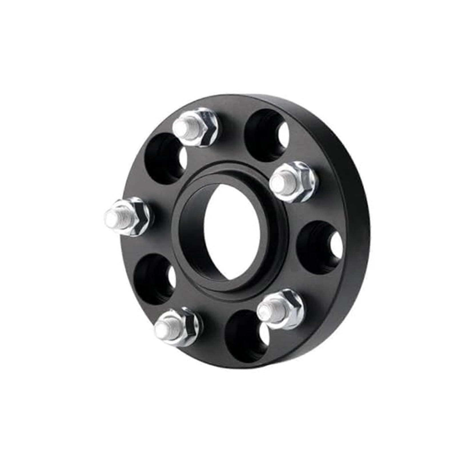 Wheel Spacers Adapters M14x1.5 Hubcentric 25mm Black for Land Rover Range Rover Evoque LR2 Volvo S60 Jaguar E Pace I Pace PCD 5x108 CB 63.4