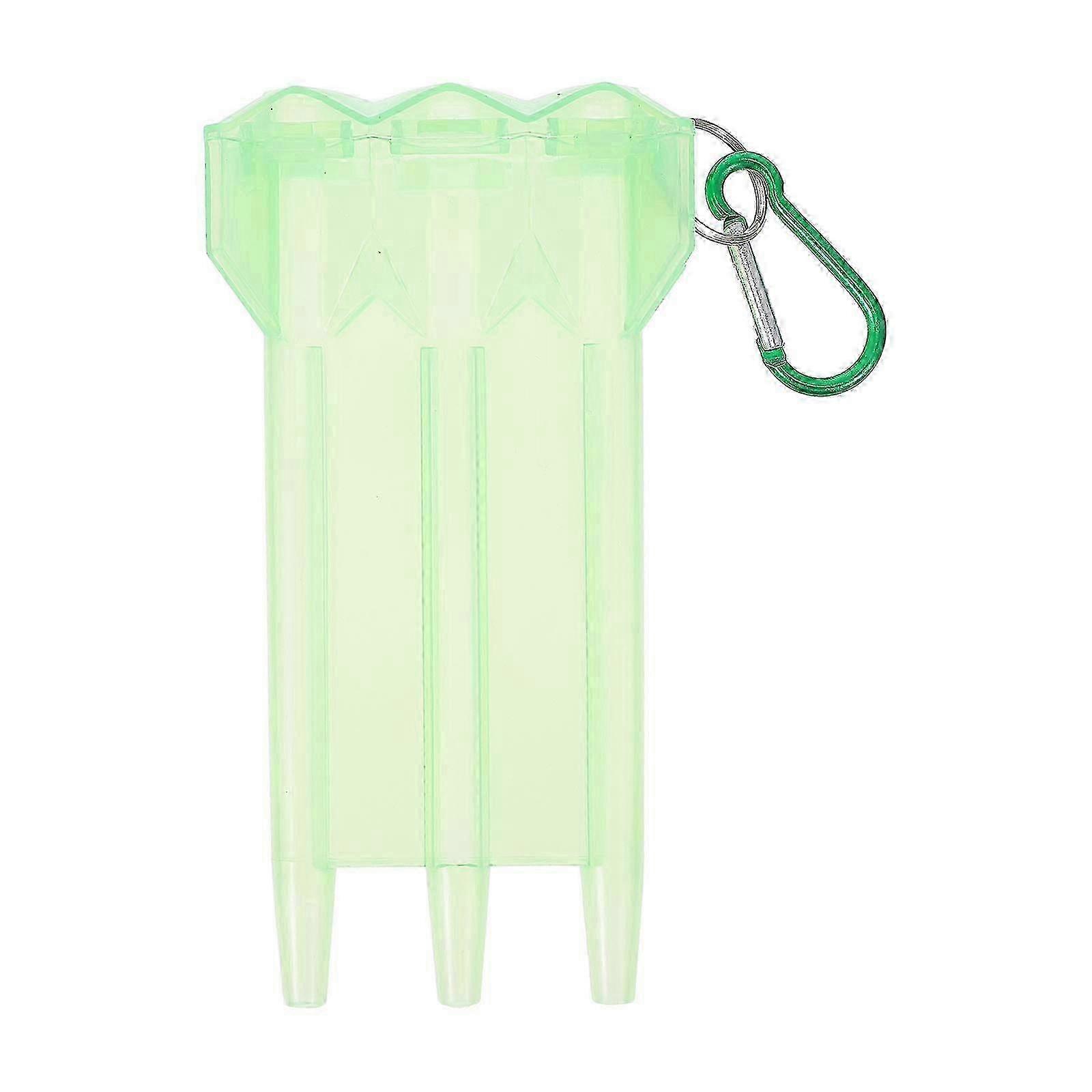 Plastic dart box with compartments for storing accessories, compact, portable and anti-lost