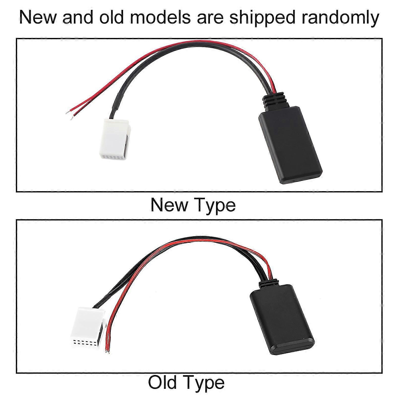 12V AUX Bluetooth-adapter för MCD RNS RCD bilstereosystem