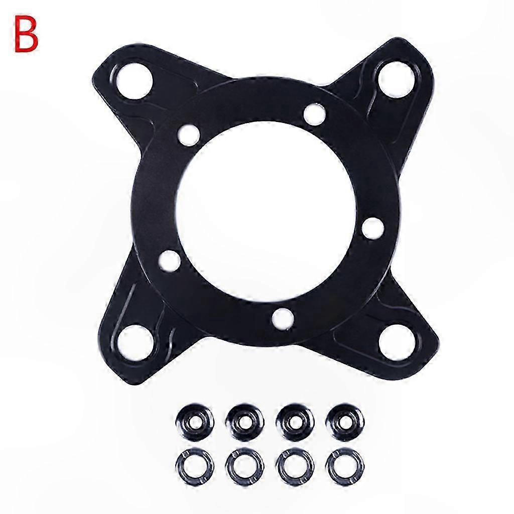 Mid Drive Motor Chain Ring Adapter for Electric Bikes 104BCD 130BCD MTB Conversion Kit Compatible with Mid Motor Systems