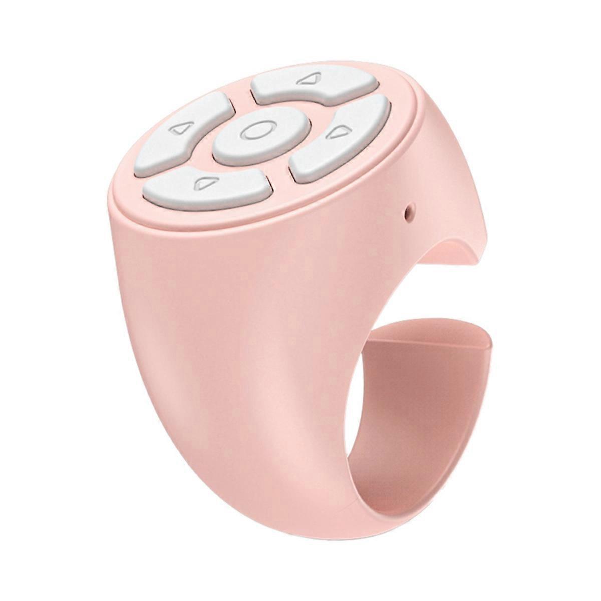 Bluetooth Remote Control for Tablets & Phones Camera Controller Self Timer Social Media Page Turner Pink