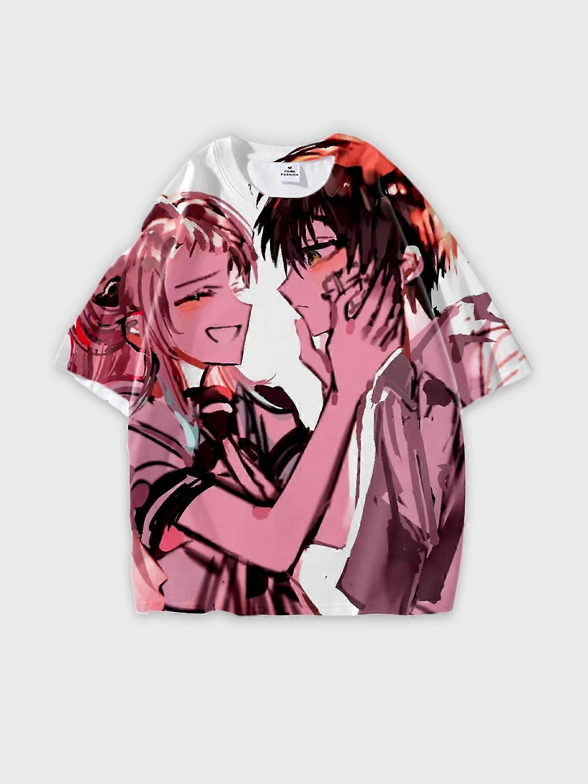 hanako♡ T-Shirt Round Neck, Loose Short Sleeve Toilet-bound Hanako-kun
