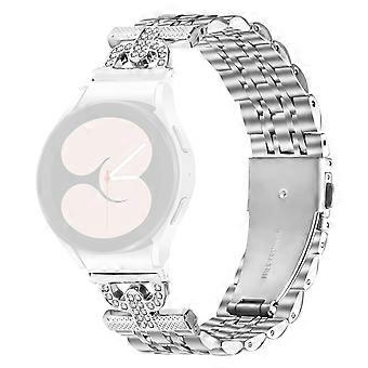Correa de reloj de acero inoxidable electrochapado para Samsung Galaxy Watch8 Classic 46mm Watch8 44mm 40mm Th