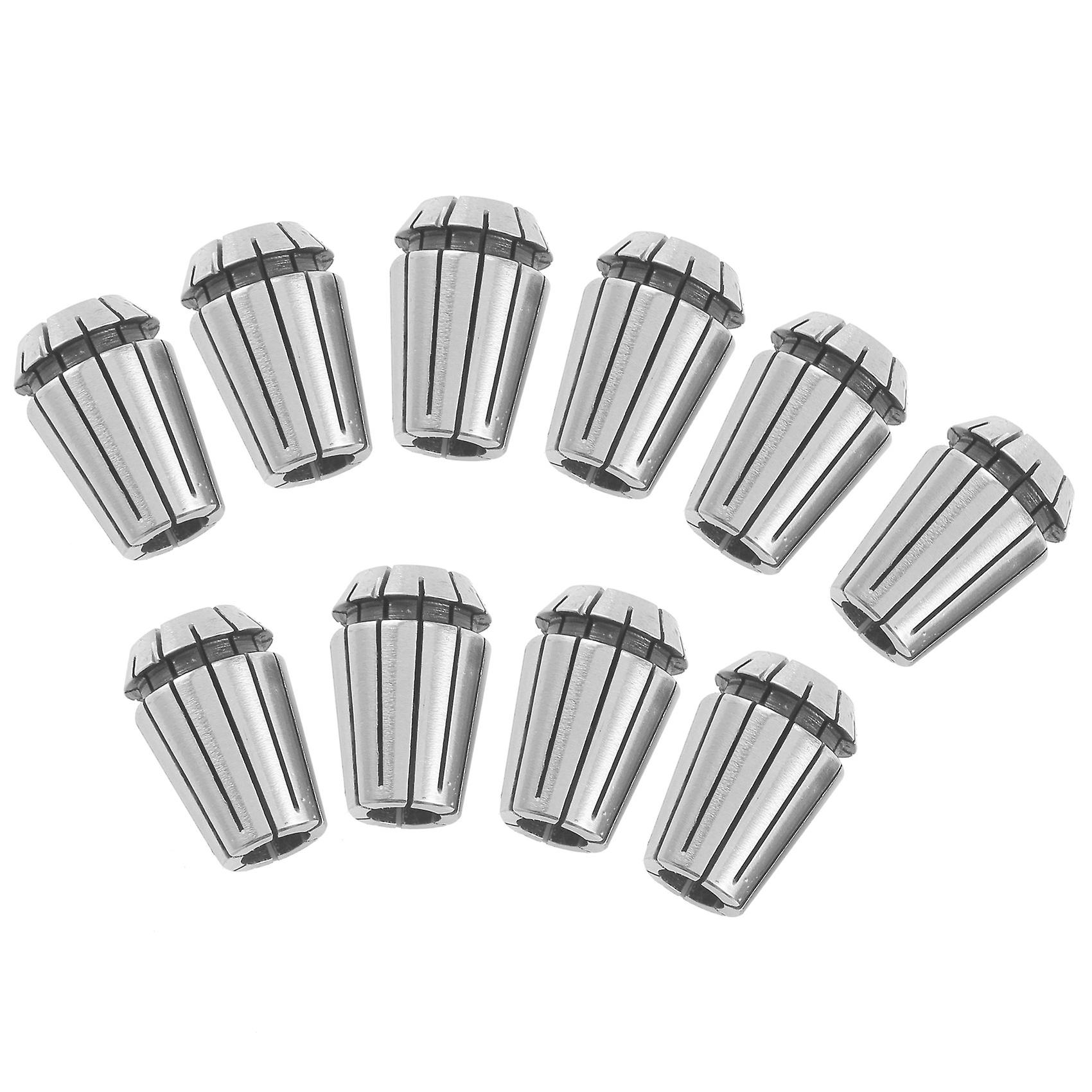 10pcs Er20 Precision Spring Collet Set Cnc Milling Lathe Tool Er20 ...