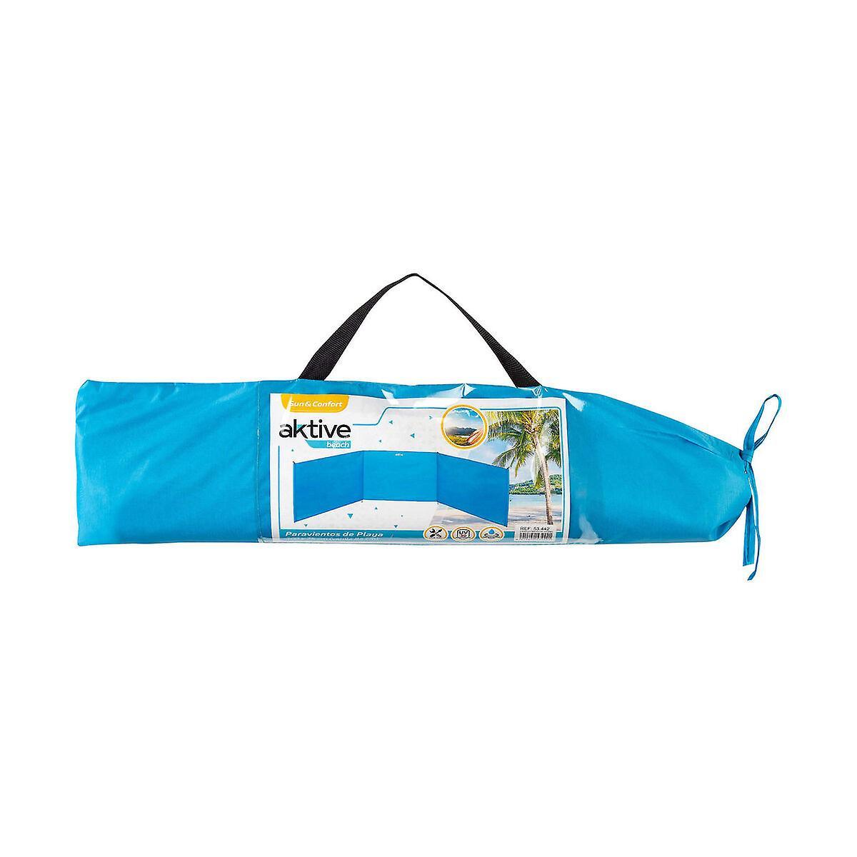 Beach Windscreen Aktive 200 x 75 x 84 cm Blue