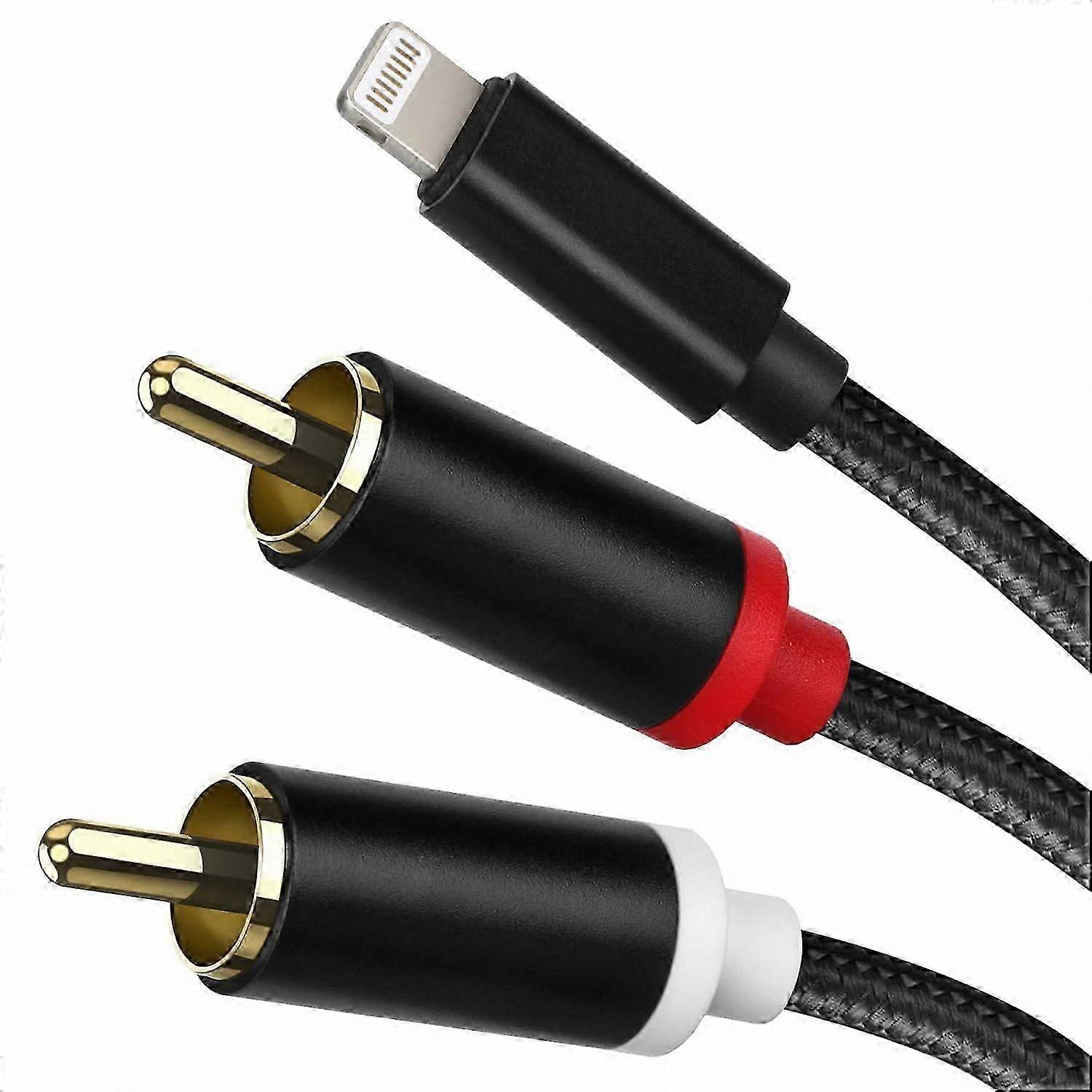 o Adapter Cable, Lightning to RCA Stereo Y Splitter for Compatible Devices